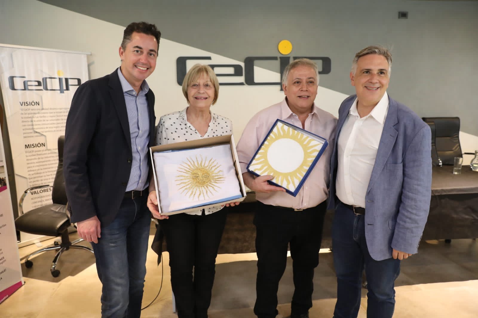 Martín Llaryora y Manuel Calvo se reunieron con sectores productivos de Las Varillas y Las Varas