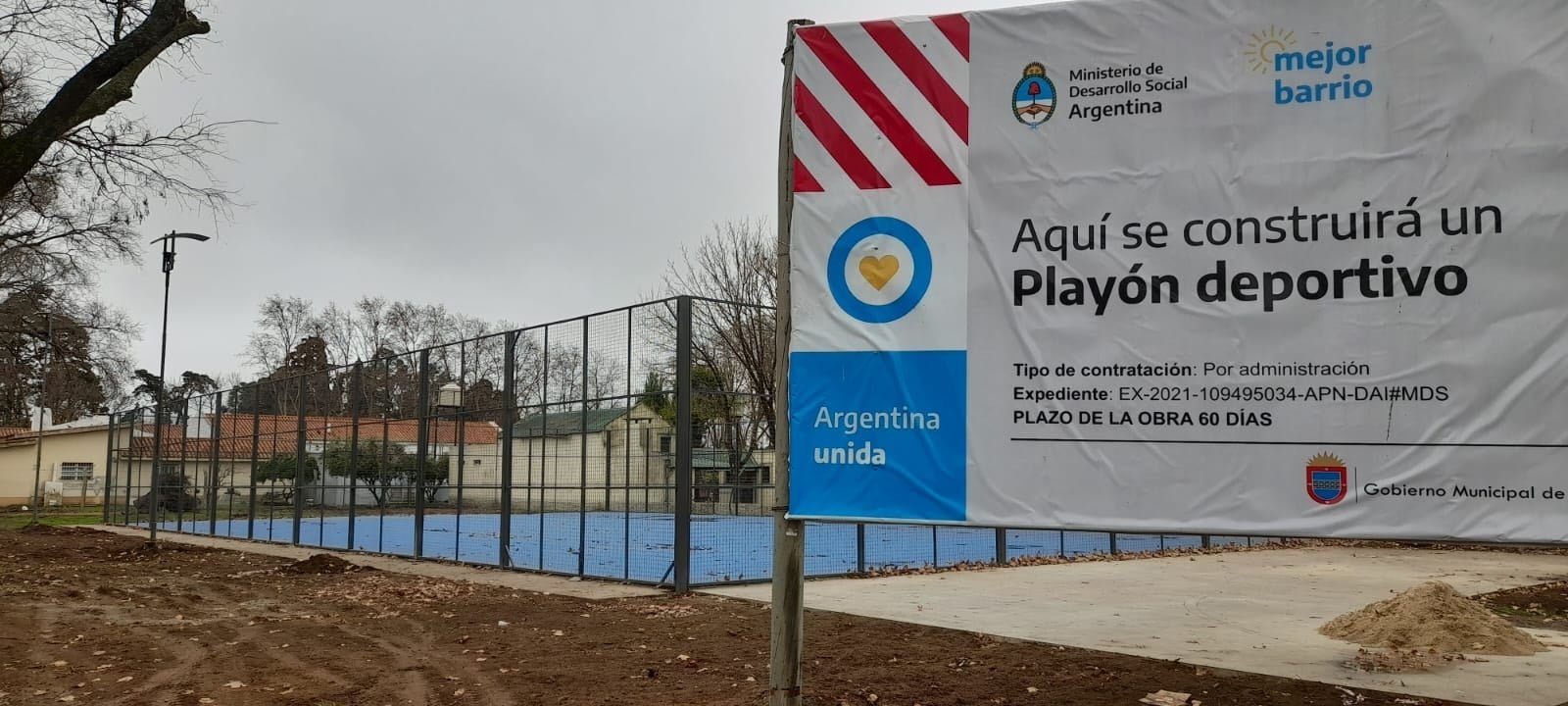 Se inaugura playón deportivo financiado por el Gobierno Nacional