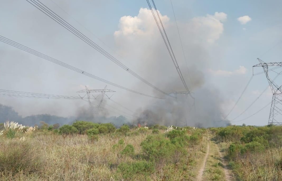 El apagón eléctrico se debió a un incendio en campos y afectó varias provincias