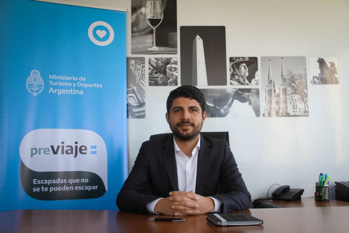 El subsecretario de Promocin Turstica Lisandro Prez Losinno calific como un xito a la cuarta edicin del PreViaje Foto Archivo