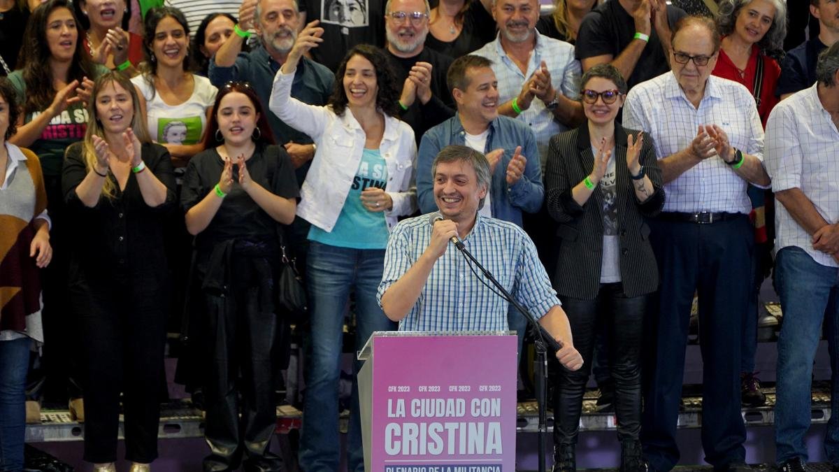 Mximo Kirchner convoc a movilizarse a La Plata el prximo jueves 27 de abril para acompaar a Cristina en un acto que encabezar la Vicepresidenta Foto Pepe Mateos