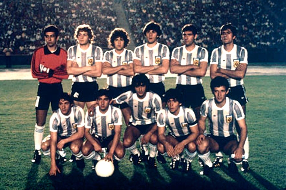 Argentina conquist la primera edicin en Japn 1979 de la mano de Diego Armando Maradona y Ramn Daz
