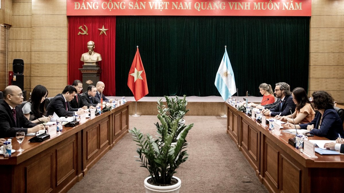 En 2021 el comercio bilateral ArgentinaVietnam super los 4500 millones de dlares Foto Cancillera 