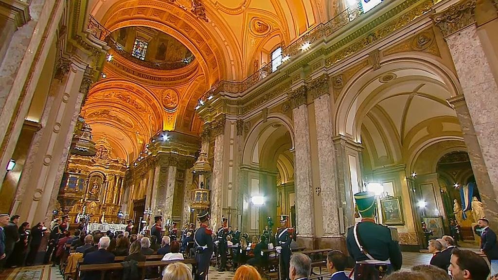 El de este ao es el ltimo Tedeum de la gestin de Alberto Fernndez Foto captura de TV