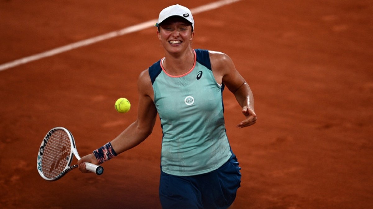 Iga Swiatek en un gran nivel ya sabe lo que es ganar en Roland Garros Foto AFP