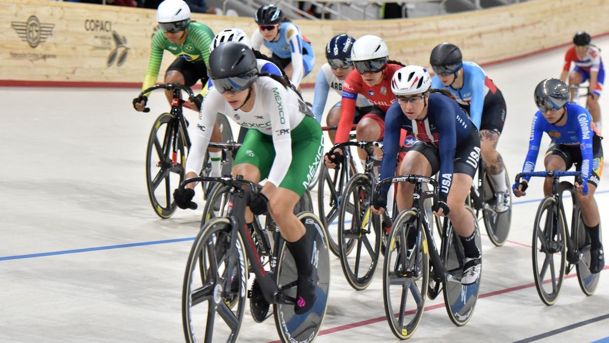 Canadá se llevó el medallero del Panamericano de ciclismo en pista de San Juan