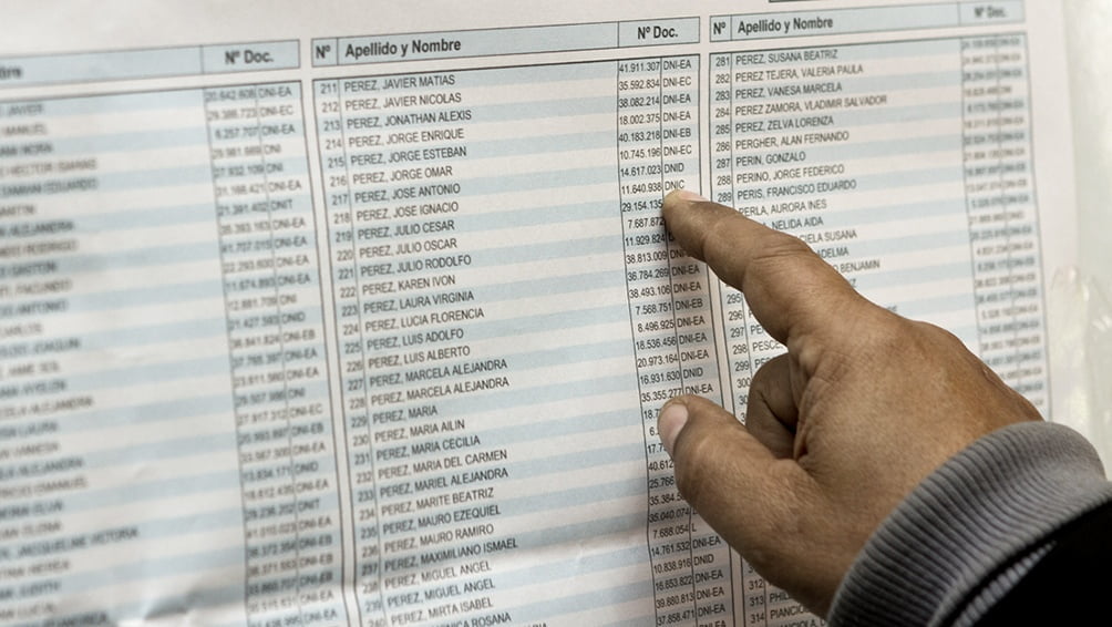 El domingo se celebran elecciones en Chubut Foto Archivo