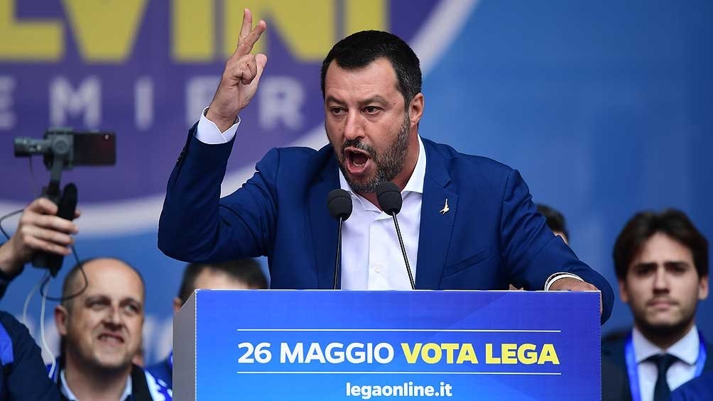 Matteo Salvini de la coalicin de derecha gobernante en Italia critic la suba de las tasas de inters Foto Archivo