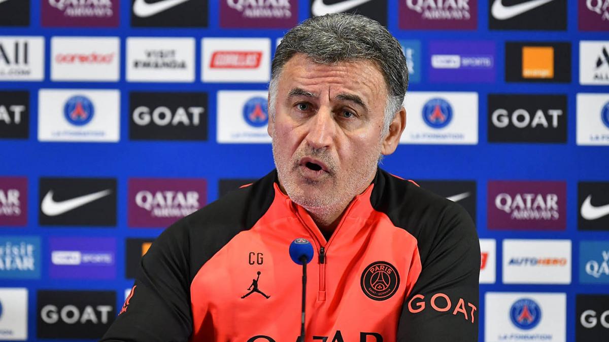 Entrenador del Paris SaintGermain Christophe Galtier Foto AFP