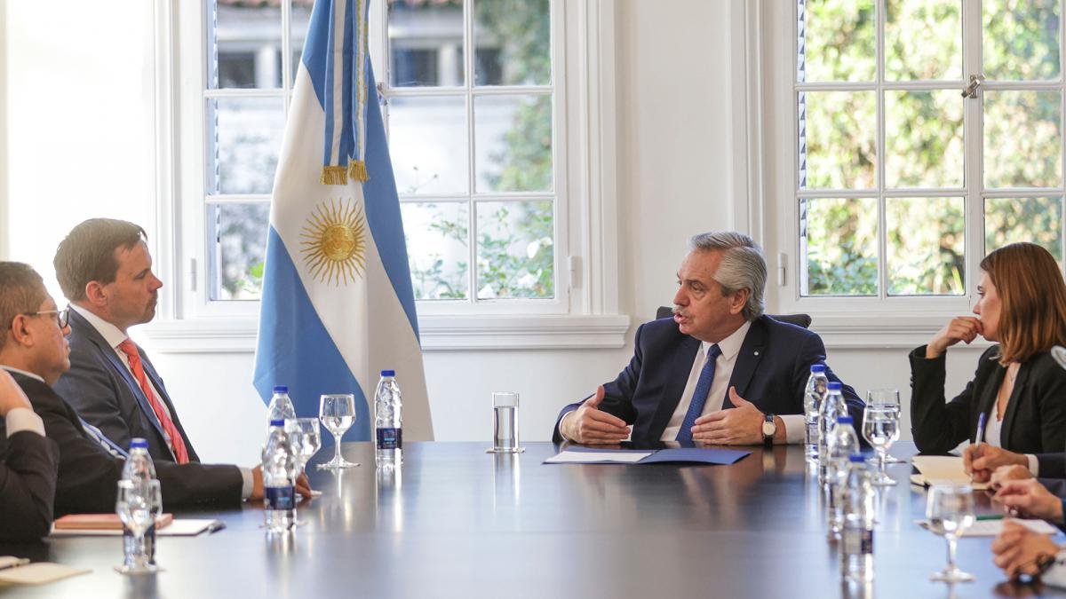 El Presidente se reunió con el titular de BHP Minerals Americas