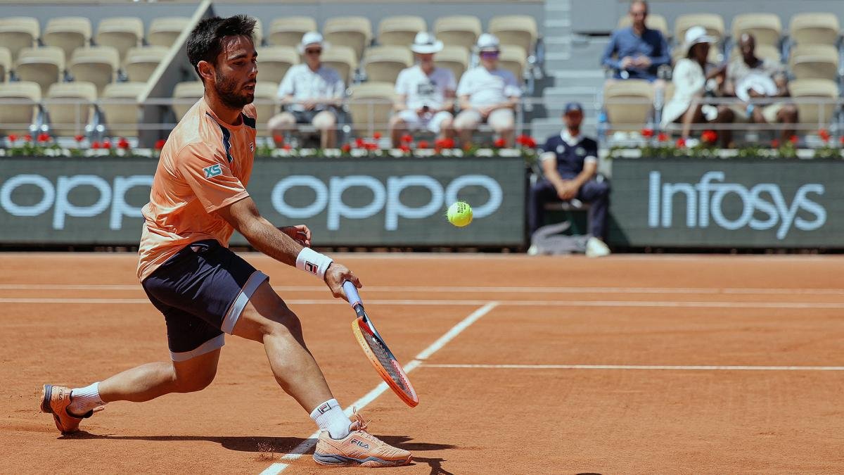 Genaro Olivieri fue una de las gratas sorpresas en Roland Garros Foto AFP
