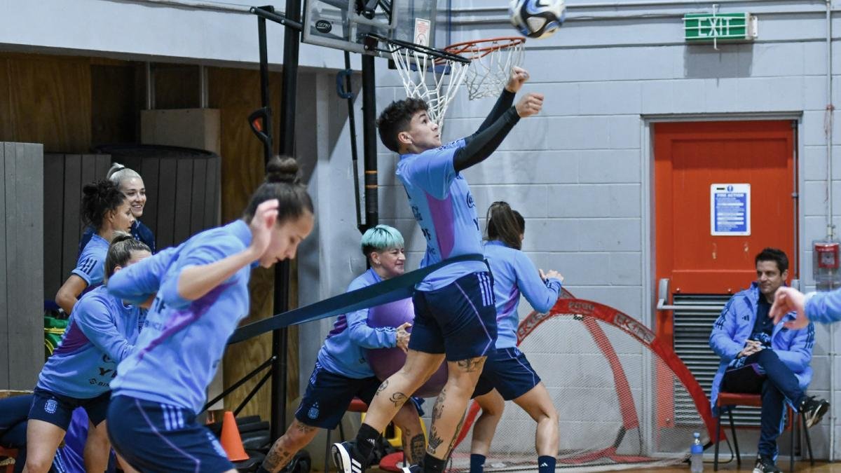 Argentina alista detalles para el debut en la Copa del Mundo Australia Nueva Zelanda 2023 ante Italia Foto TW Argentina