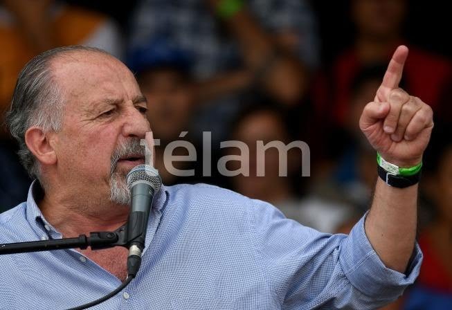 El secretario general de la CTA y diputado Hugo Yasky reiter el objetivo de UxP sacarnos del cuello el lazo del FMI Foto Archivo