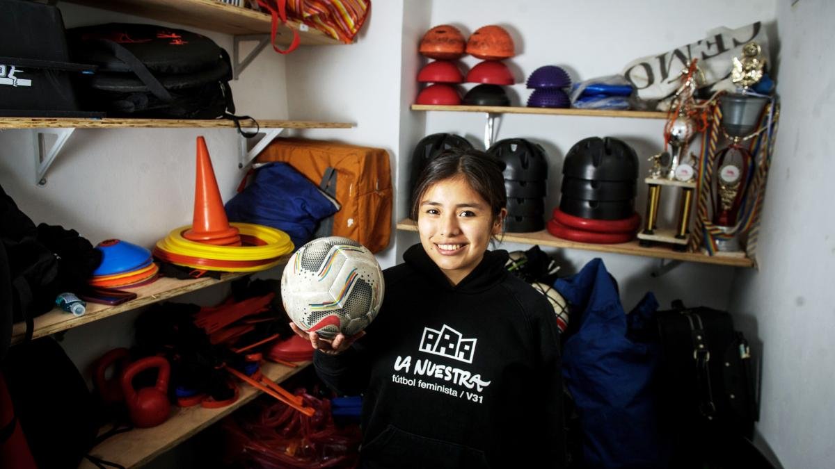 Lucy Martiarena de La Nuestra que juega desde los 10 en la organizacin Foto Cris Sille 