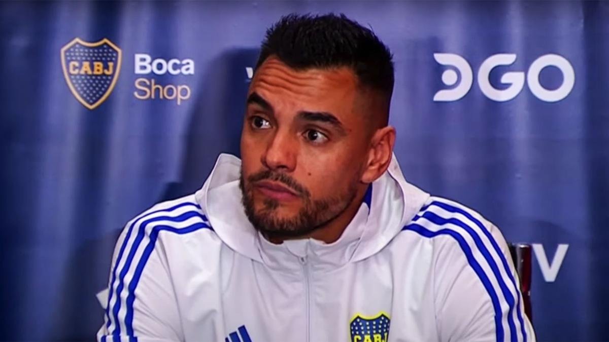 Sergio Romero en conferencia de prensa