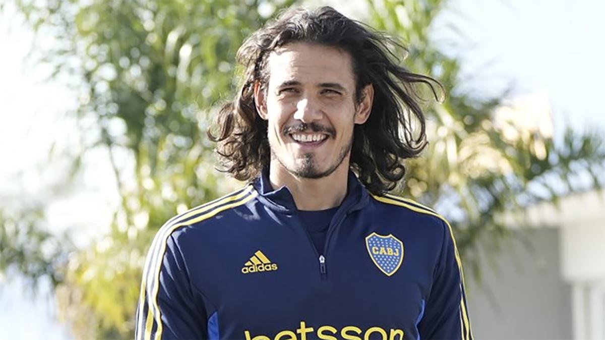 Cavani nmero puestoi para la revancha ante Nacional Foto twBocaJrsOficial