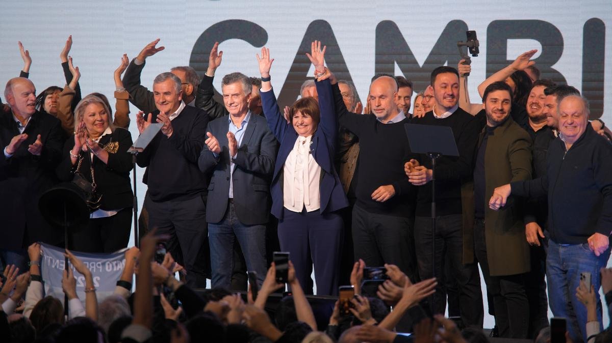 Tras conocerse los resultados de las PASO Mauricio Macri felicit a Milei a Bullrich y no mencion a Larreta Foto Julin lvarez 