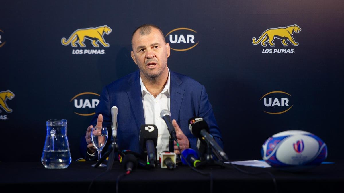 El DT Michael Cheika Foto Lara Sartor 