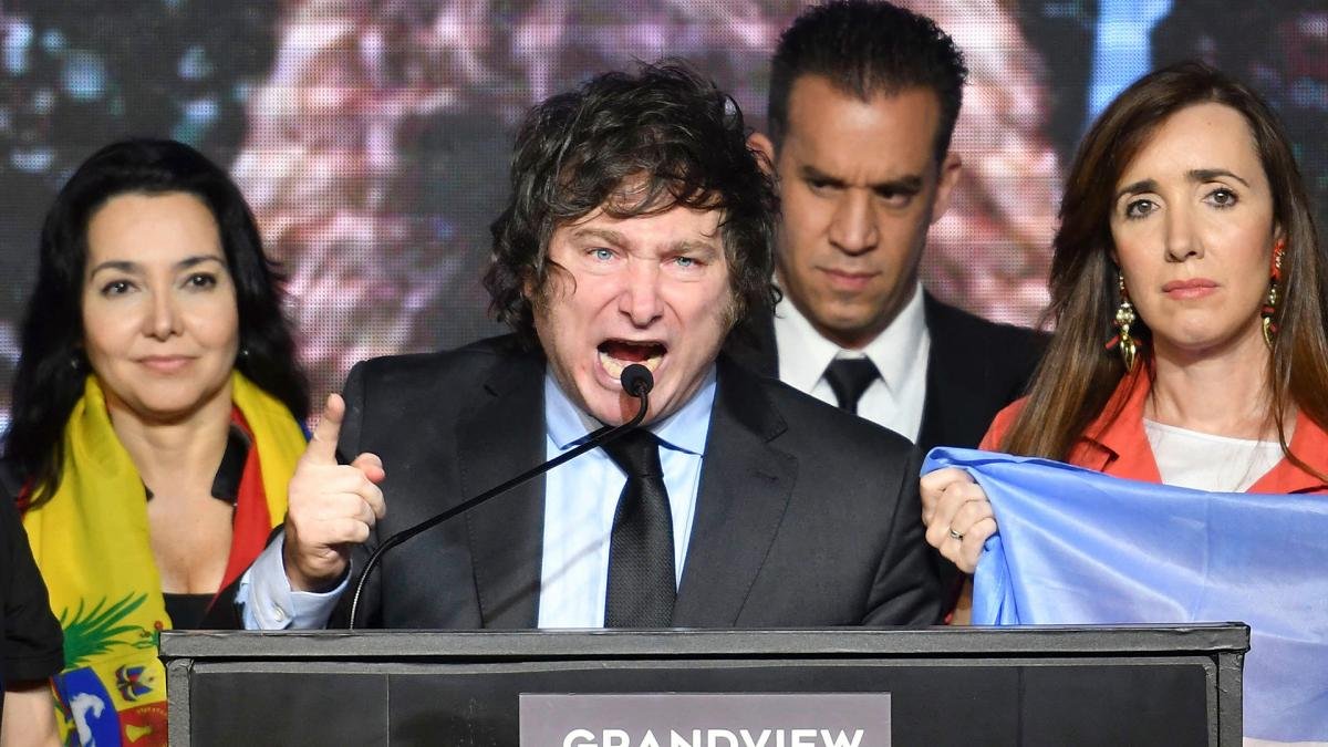 Javier Milei y Victoria Villaruel candidatos de Libertad Avanza Foto archivo