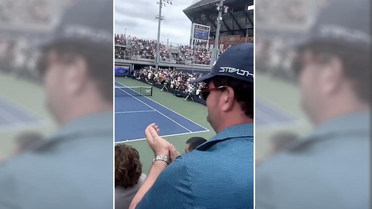 A poco de asumir como secretario de Seguridad porteo Burzaco fue a ver tenis en Nueva York Tras dos incidentes graves prefiri seguir disfrutando del US open con lo que se gan el despido de Larreta Foto Captura de video 