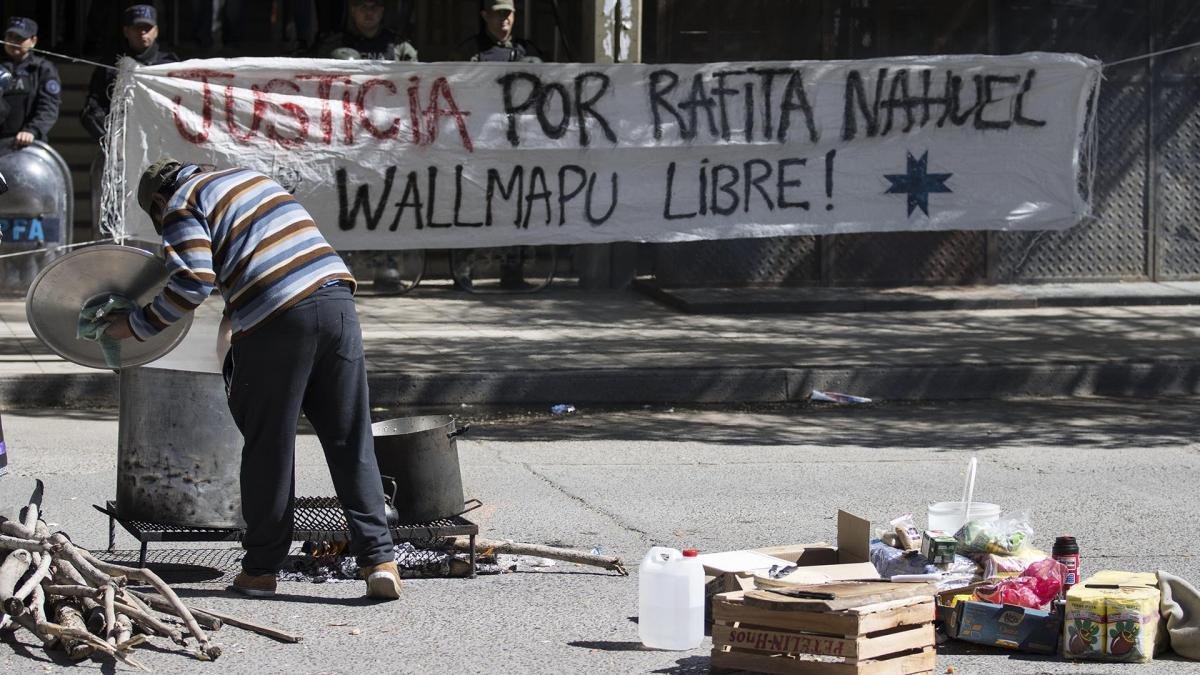 Pedido de Justicia por el crimen del joven mapuche Foto Denali DeGraf