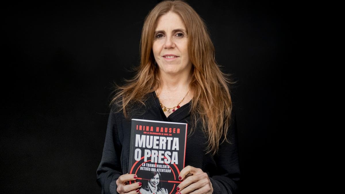 Irina Hauser coautora de Muerta o presa Foto Leo Vaca