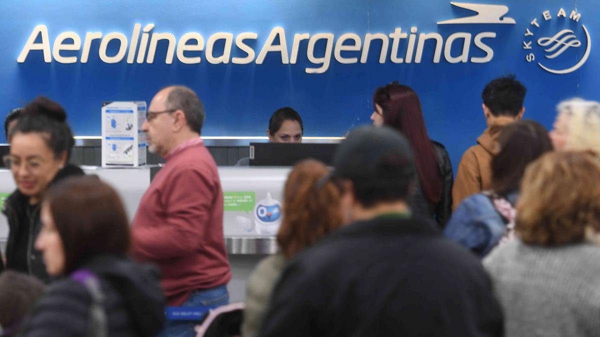 Aerolneas Argentinas detall que sus vuelos de cabotaje tendrn un 89 de ocupacin este fin de semana Foto Alejandro Santa Cruz