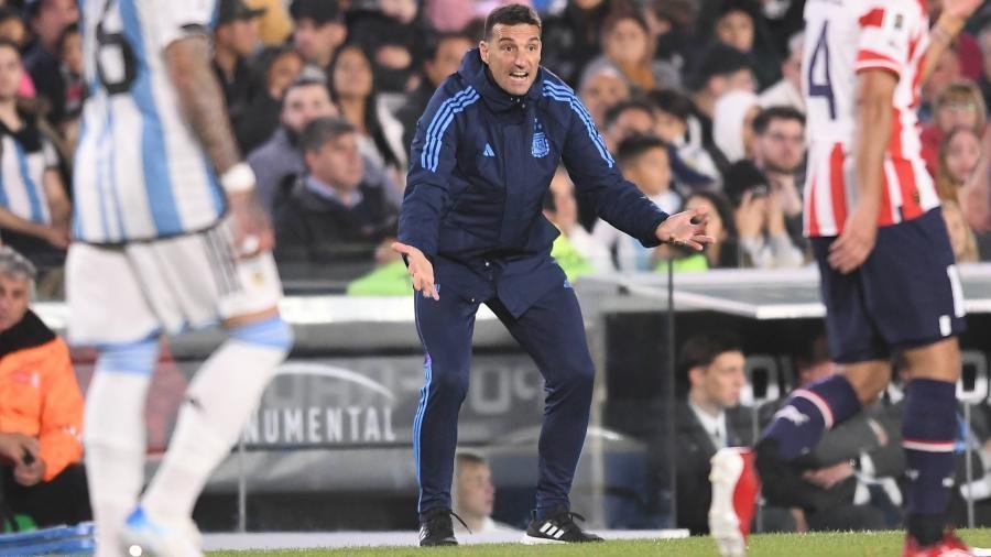 Scaloni tras el gran rendimiento de la Seleccin ante Paraguay repetira el equipo Foto Alfredo Luna