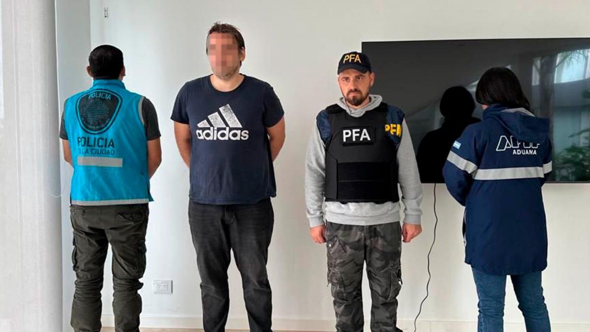 El Croata fue apresado en su domicilio del barrio cerrado El Golf de Nordelta Foto Prensa