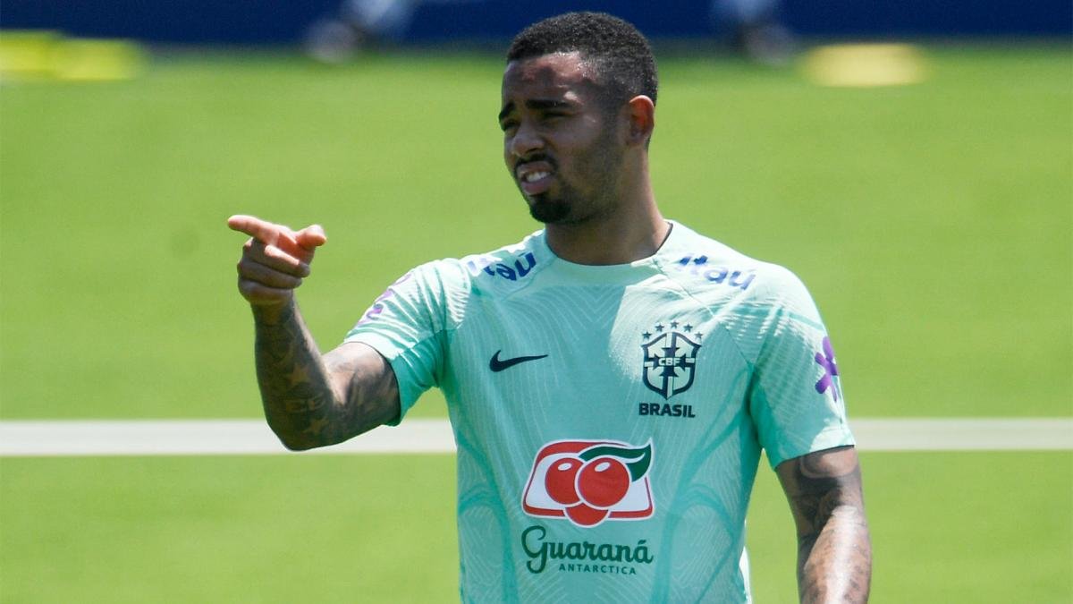 Brasil tiene listo el regreso de Gabriel Jesús para recibir a Argentina