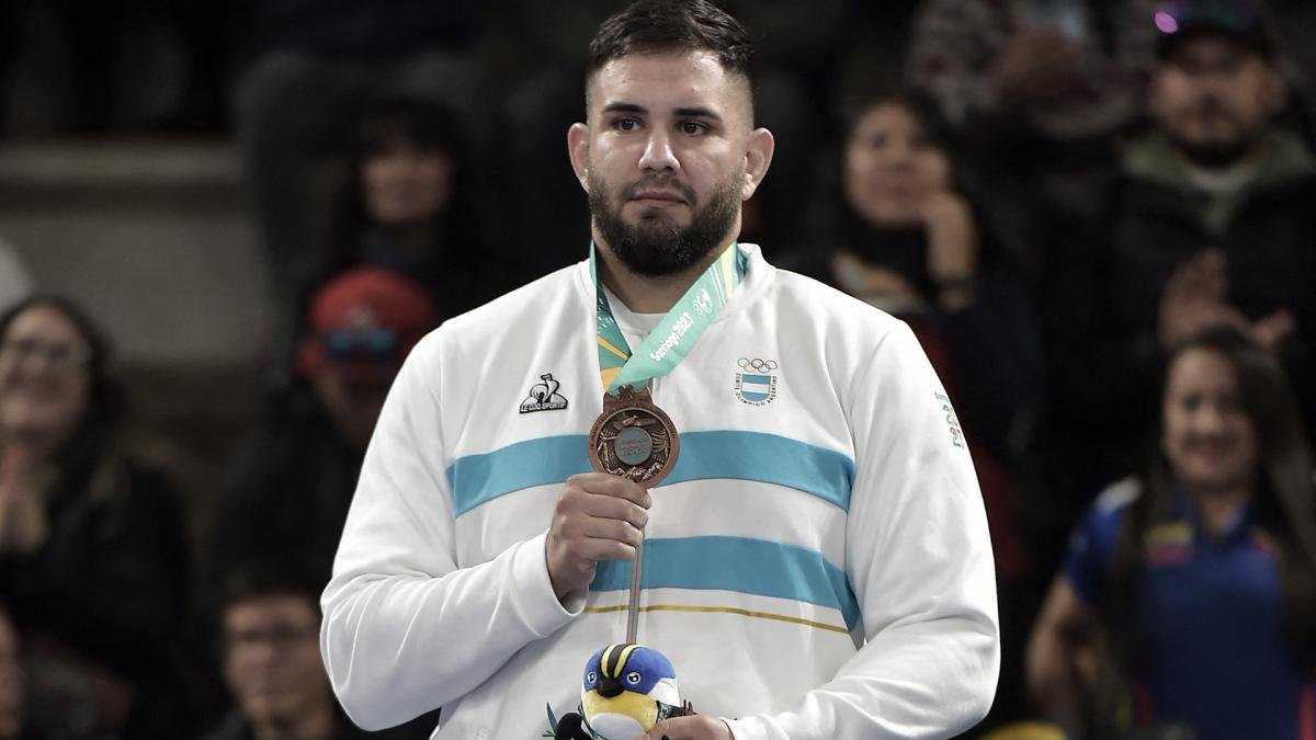 Catriel Muriel luchador argentino Foto AFP