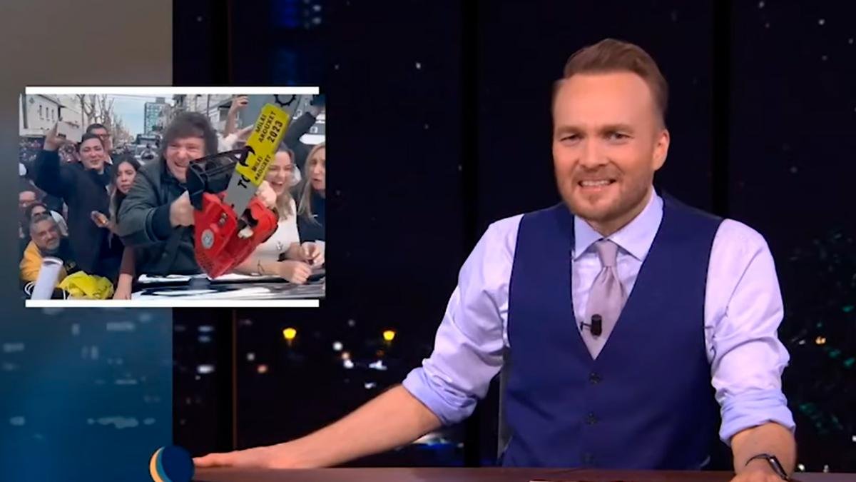 Captura de TV de un programa de la televisin holandesa