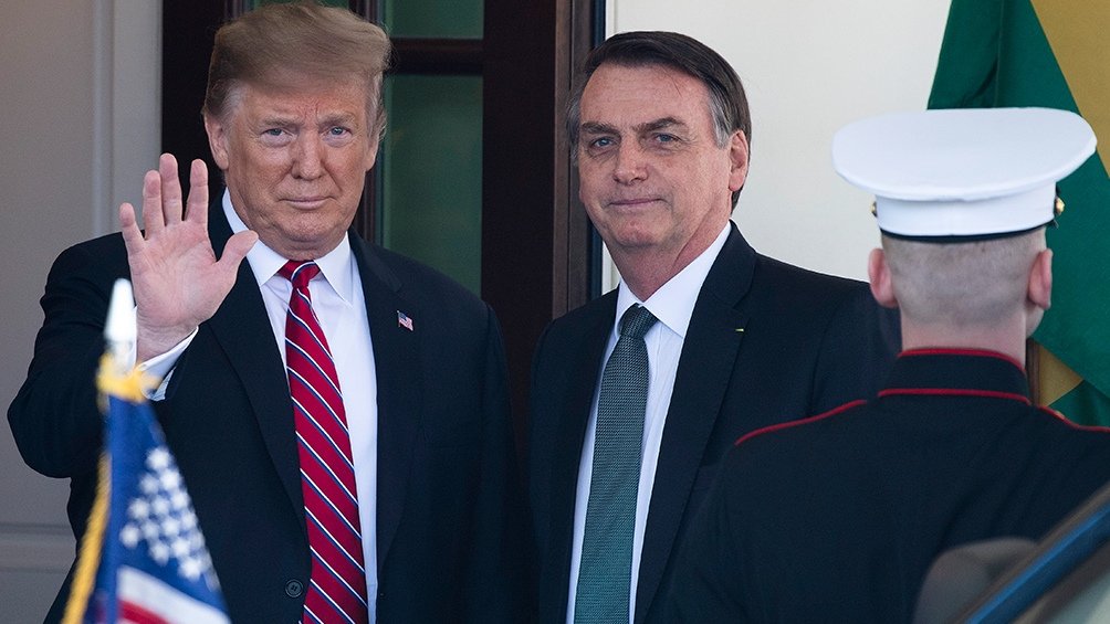 Donald Trump y Jair Bolsonaro Foto AFP
