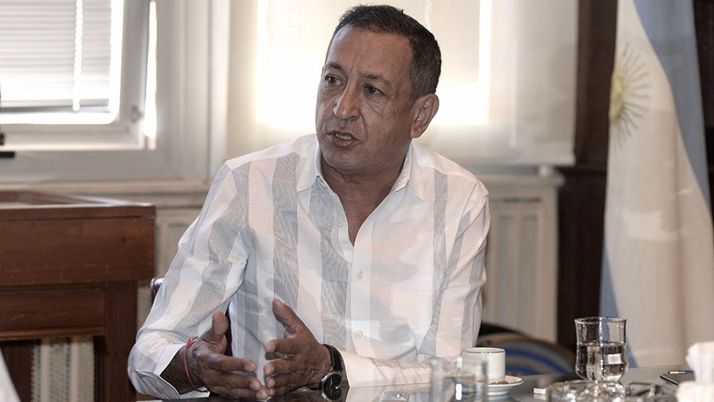 El jefe del Sindicato de Trenes La Fraternidad Omar Maturano Foto Archivo