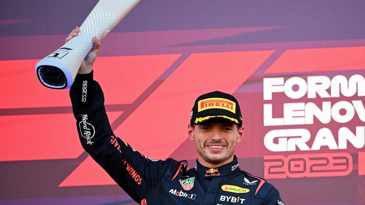 Verstappen anot su nombre en la historia de tricampeones de la Frmula 1 Foto AFP