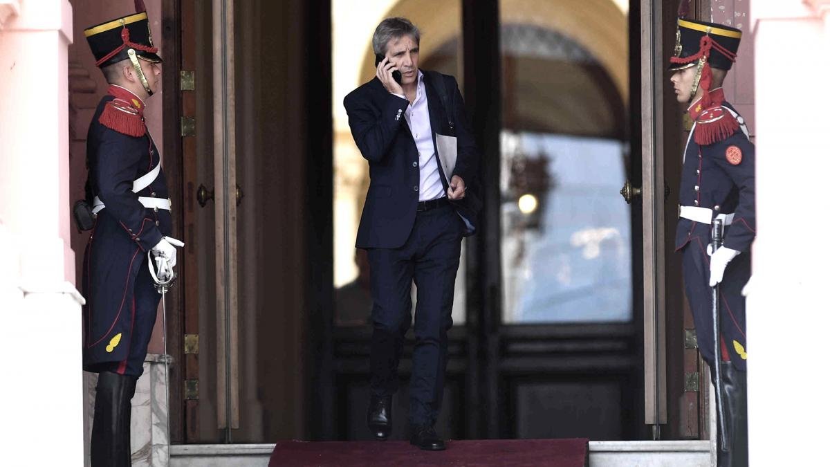 Ministro de Economa Luis Caputo Foto Alejandro Santa Cruz