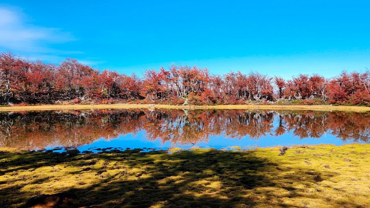 Las lagunas de natacin permiten apreciar un paisaje diferente para esa zona cordillerana de El Bolsn Foto Prensa