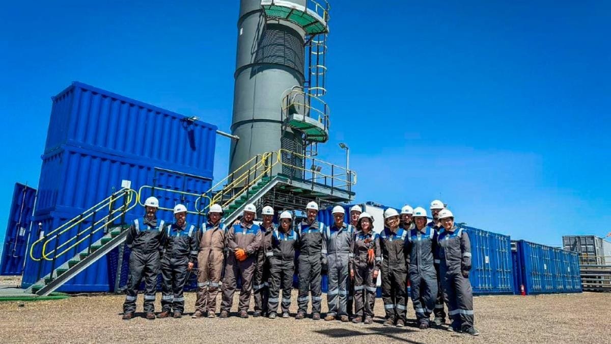 El presidente de YPF recorrió la Cuenca del Golfo San Jorge