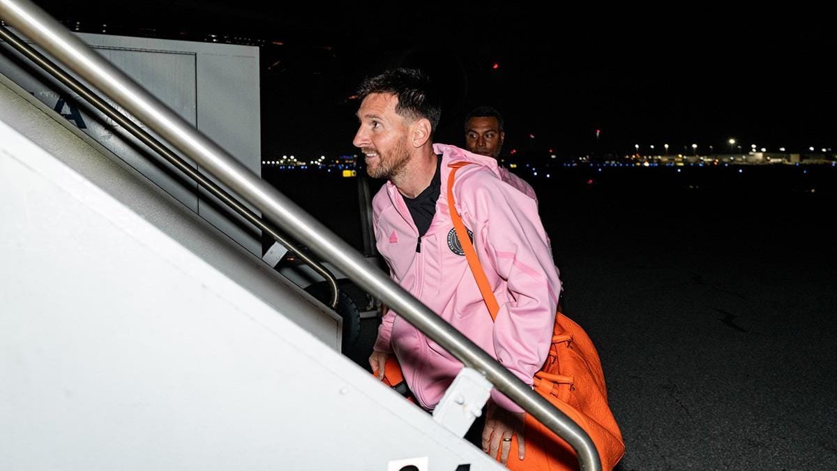 Messi rumbo a Arabia Foto XInterMiamiCF