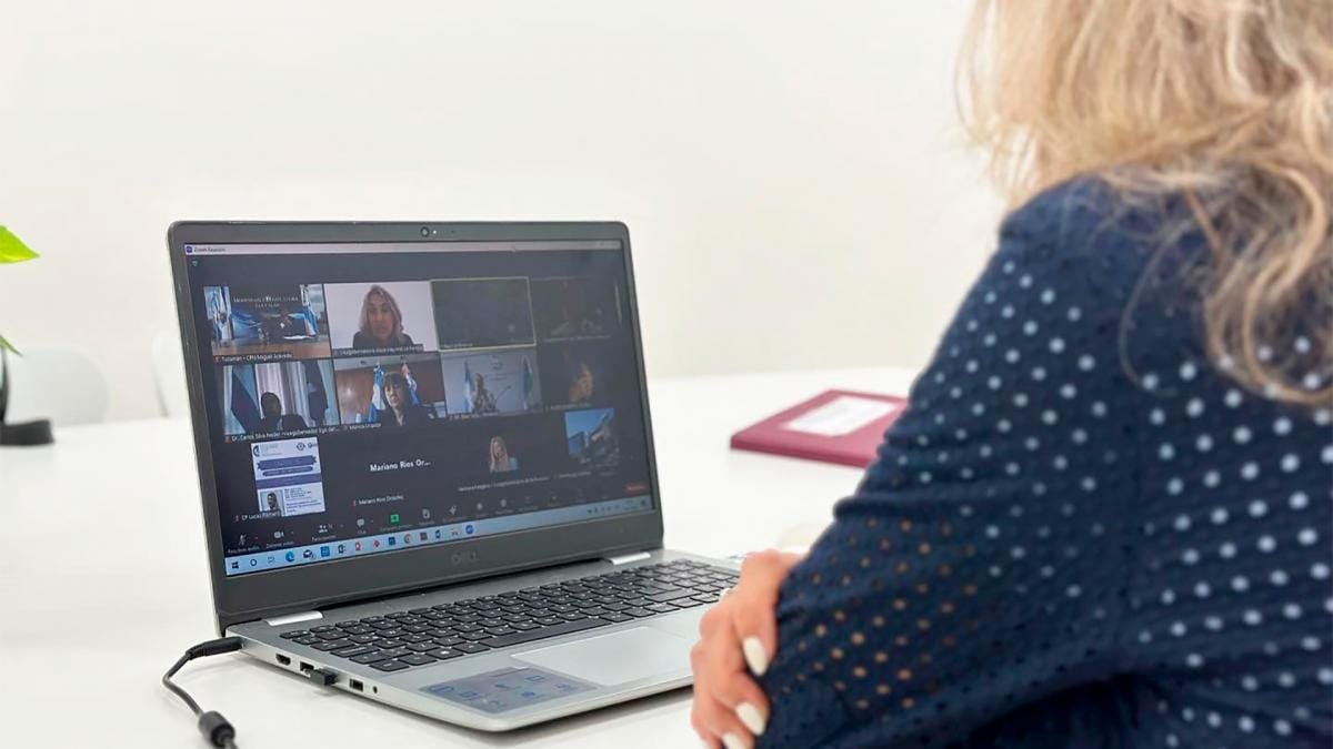 Participaron de la reunin virtual un total de 10 vicegobernadores Foto Tw