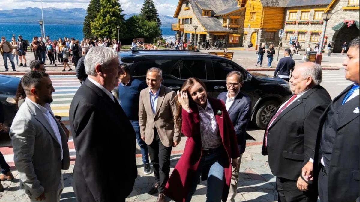 Villarruel se encontr con empresarios en Bariloche 