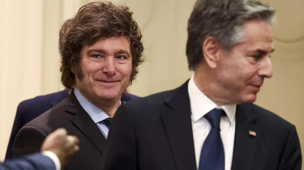 Tras reunirse con Milei, Blinken destacó el «potencial extraordinario» de Argentina