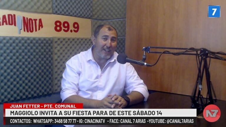 Maggiolo: Este sábado será la fiesta artesana y emprededurismo con asado y cuarteto